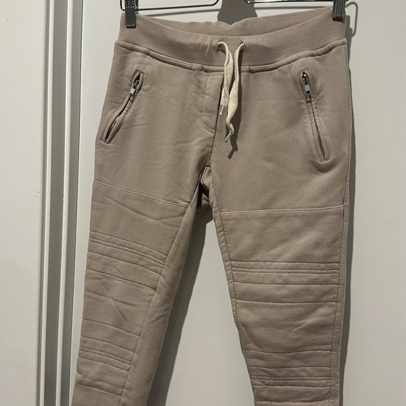 SINCERELY JULES LUX JOGGERS (CREAM/LIGHT TAN) - Picture 4 of 13